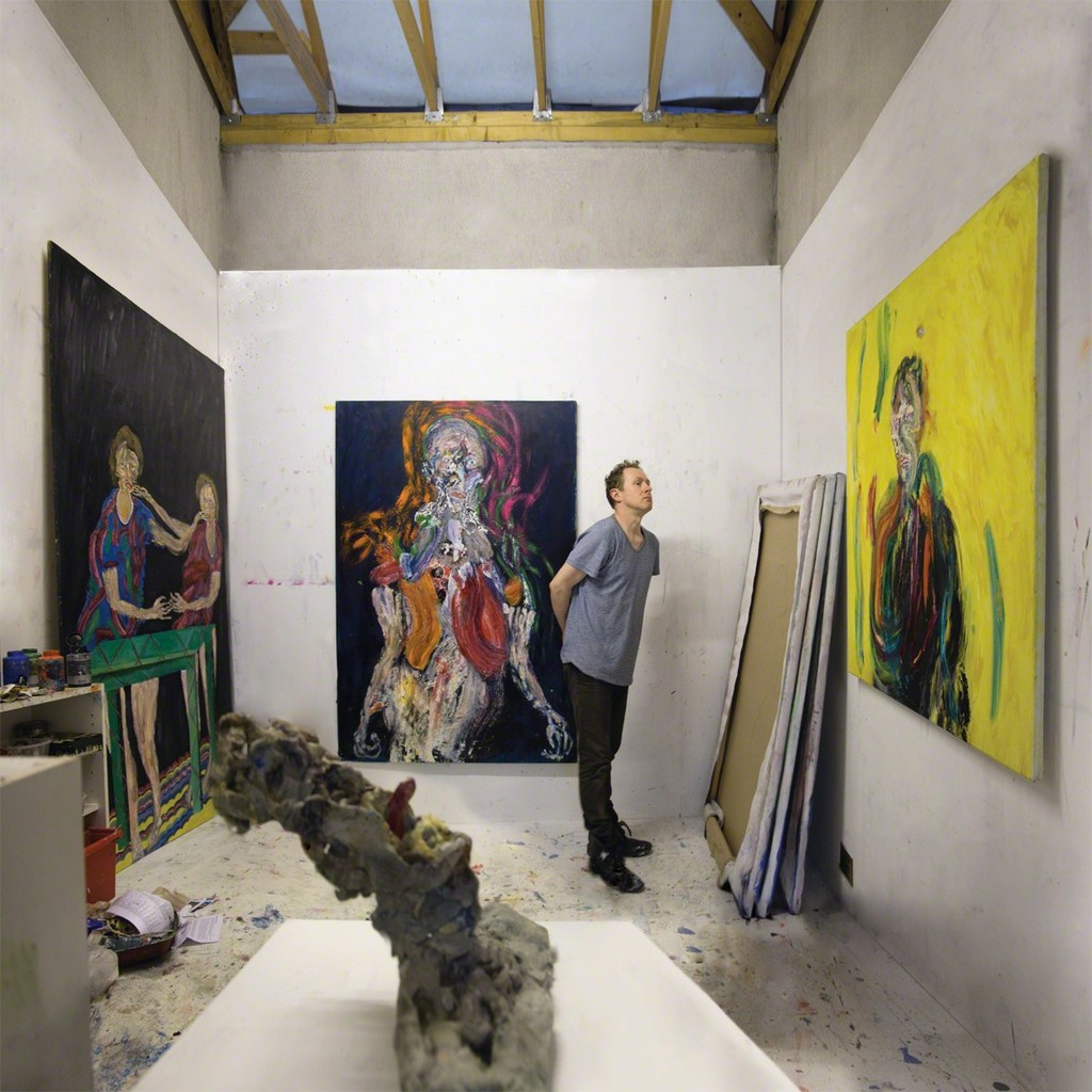Andrew Litten in his Cornwall studio, 2018 Andrew Litten in his Cornwall studio, 2018