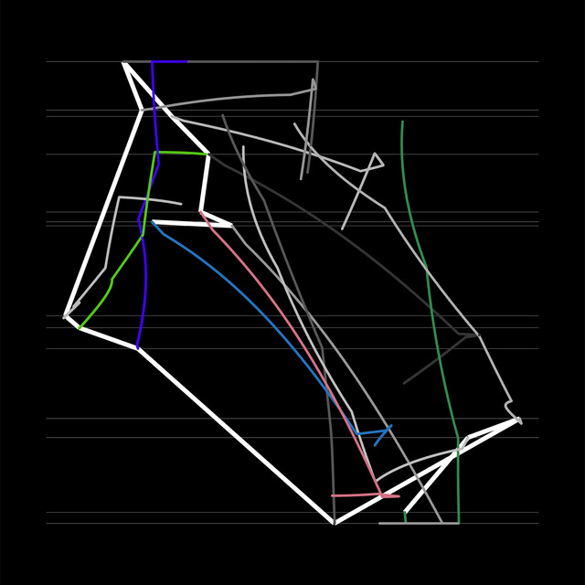 Manfred Mohr, ‘P2200_1539’, 2014-2015, bitforms gallery
