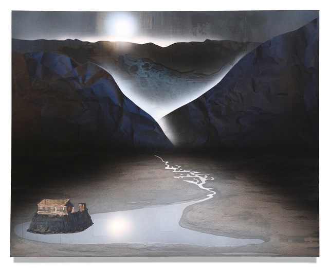 Gordon Cheung, ‘River (Study)’, 2018, Painting, Mixed media on canvas, Galerie Huit