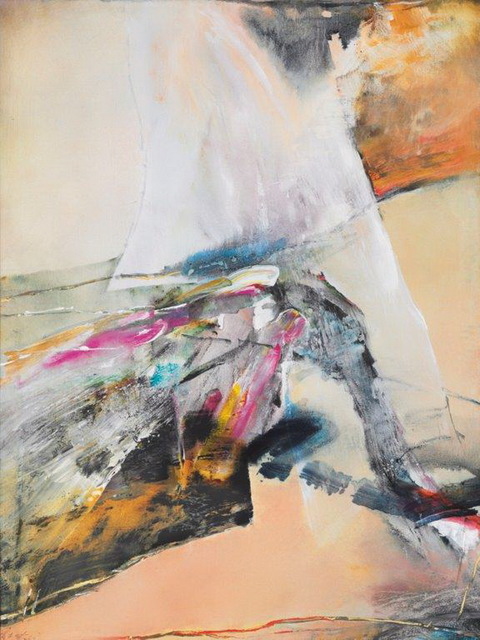 Chuang Che 莊喆, ‘Melting Snow with Blossoms’, 1990, Painting, Oil on canvas, Asia Art Center