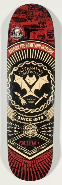 Shepard Fairey, ‘The Alternative Tentacles’, 2013, Other, Screenprint in colors on skate deck, Heritage Auctions