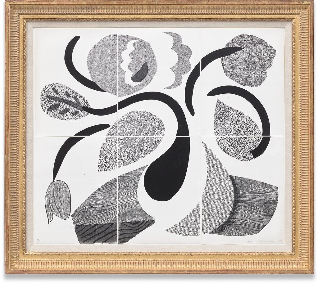 David Hockney - Dancing Flowers, May 1986 (M.C.A.T. 307)