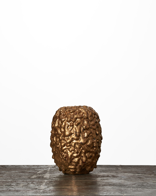 Morten Løbner Espersen, ‘Gold-Covered Vase #1779’, 2015, Sculpture, Stoneware and glazes, Jason Jacques Gallery