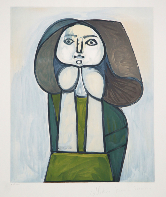 Pablo Picasso, ‘Portrait de Femme à la Robe Verte, 1946’, 1979-1982, Print, Lithograph on Arches paper, RoGallery