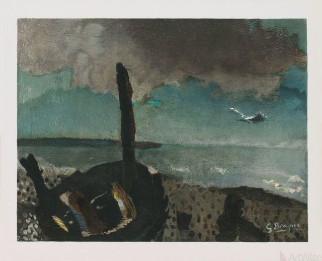 Georges Braque, ‘Boat on a Shore in Brittany’, (Date unknown), Print, Stone Lithograph, ArtWise
