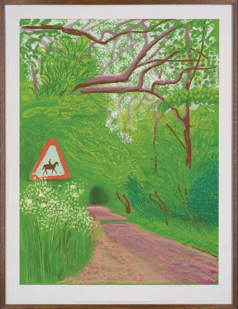 David Hockney - The Arrival of Spring in Woldgate, East Yorkshire
