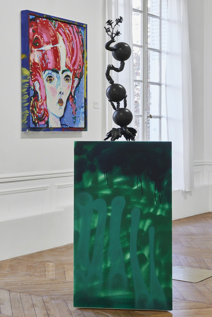 Installation view. Del Kathryn Barton at Asia Now Paris Asian Fair 2018. Photo: Sarah Duby Installation view. Del Kathryn Barton at Asia Now Paris Asian Fair 2018. Photo: Sarah Duby