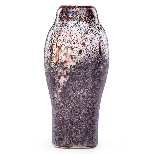 Ernest Chaplet, ‘Fine Volcanic Oxblood Vase, France’, Late 19th C., Rago/Wright