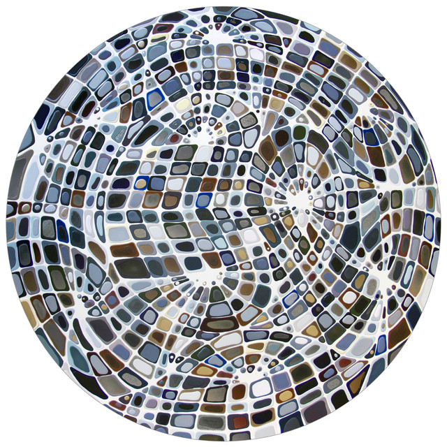 Klari Reis, ‘Musings in Neutral ’, 2014, Sculpture, Mixed media and epoxy polymer on floating aluminium panel, Cynthia Corbett Gallery