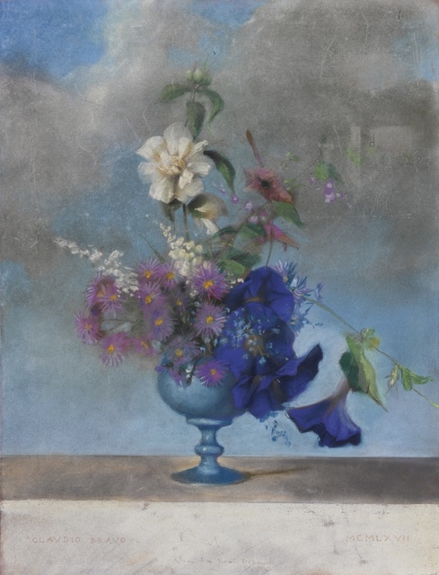 Claudio Bravo, ‘Flowers’, Drawing, Collage or other Work on Paper, Pastel on paper, Sotheby's