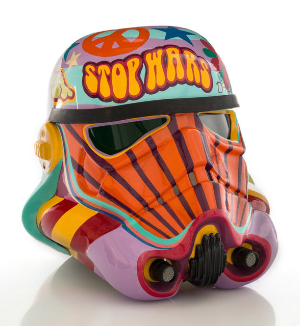 D*Face, ‘Stop Wars’, 2013, Painting, Acrylic on vinyl helmet, Heritage Auctions