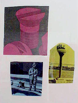 Claes Oldenburg, ‘Bolts, Giant Golf Tee and Screaming boy’, 1969, Print, Lithograph, Kunzt Gallery