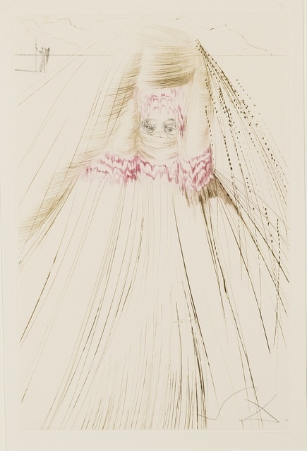 Salvador Dalí, ‘Tristan and Iseult : The Queen with Silk Tunic’, 1970, Print, Etching on paper, Samhart Gallery