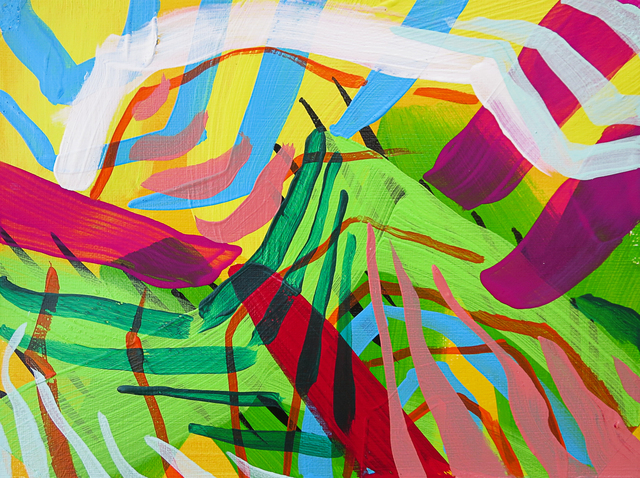 Krista Dedrick Lai, ‘Napscape 24’, 2018, Painting, Acrylic on canvas paper, InLiquid