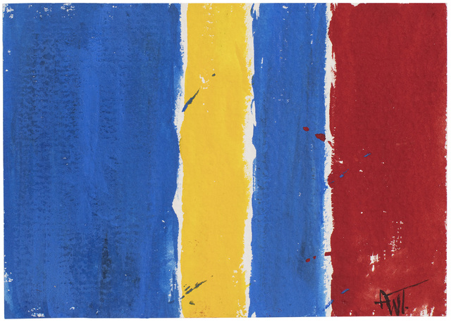 Alma Thomas, ‘Untitled’, ca. 1974, Drawing, Collage or other Work on Paper, Acrylic and watercolor on paper, Michael Rosenfeld Gallery