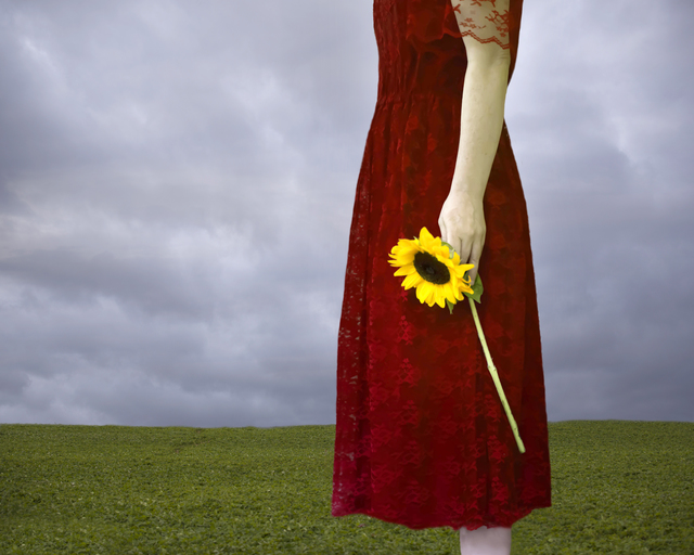 Patty Maher, ‘Red Dress, Yellow Flower’, 2017, Abbozzo Gallery