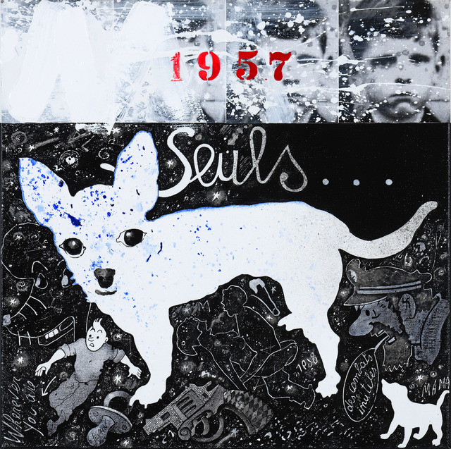 Christian Silvain, ‘SEULS’, 2015, Painting, Mixed media on canvas, David Pluskwa