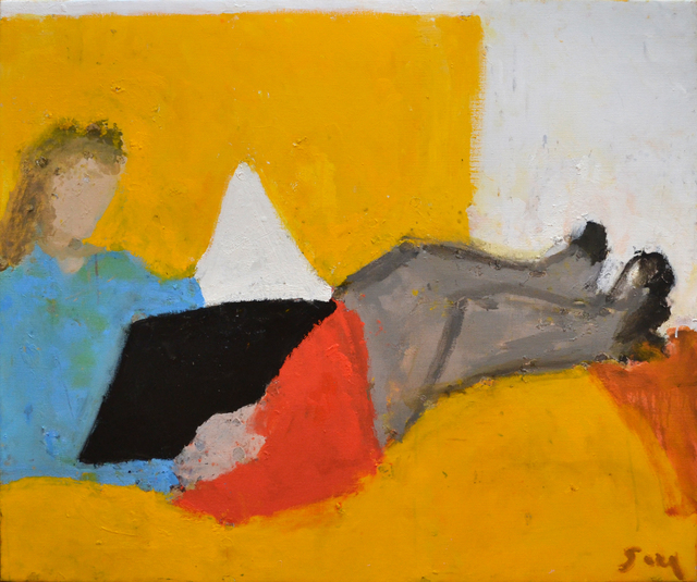 Sargy Mann, ‘Girl reading’, 2014, Cadogan Contemporary