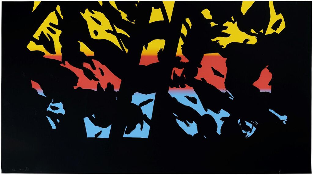 Alex Katz - Sunset 3, from Sunrise Sunset Portfolio