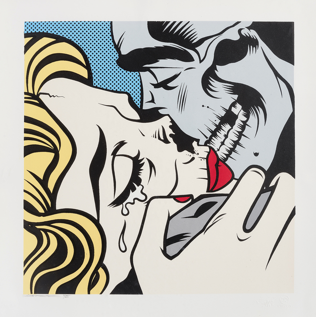D*Face, ‘Kiss Of Death (Steel)’, 2011, Print, Screen print in colours on 410gsm Somerset Satin paper, Tate Ward Auctions
