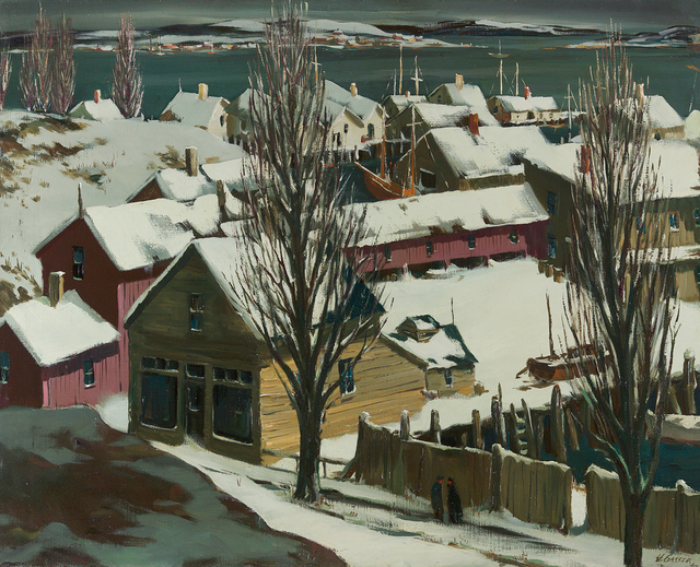 Henry Gasser, ‘Winter Docks’, ca. 1950s-1960s, Questroyal Fine Art