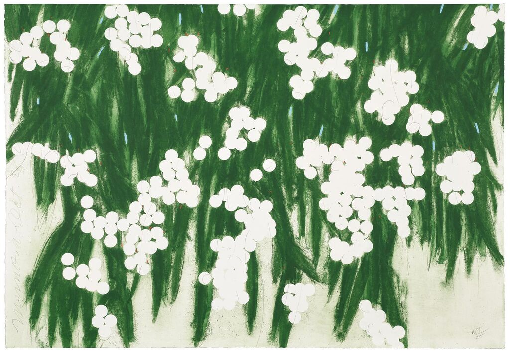 Donald Sultan - Mimosas, October 2, 2006