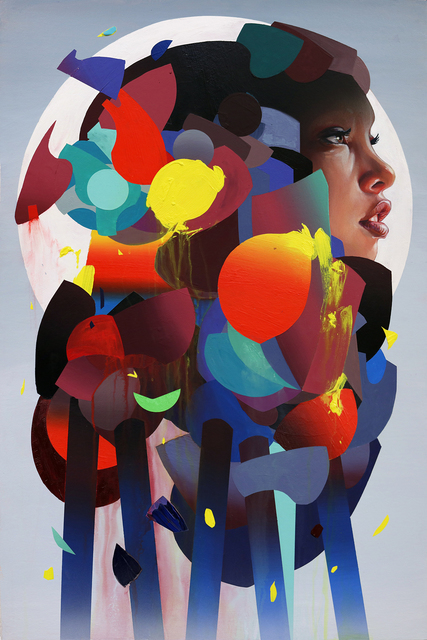 Erik Jones, ‘Traveler’, 2018, Painting, Watercolor, pencil and acrylic on paper mounted to panel, Hashimoto Contemporary