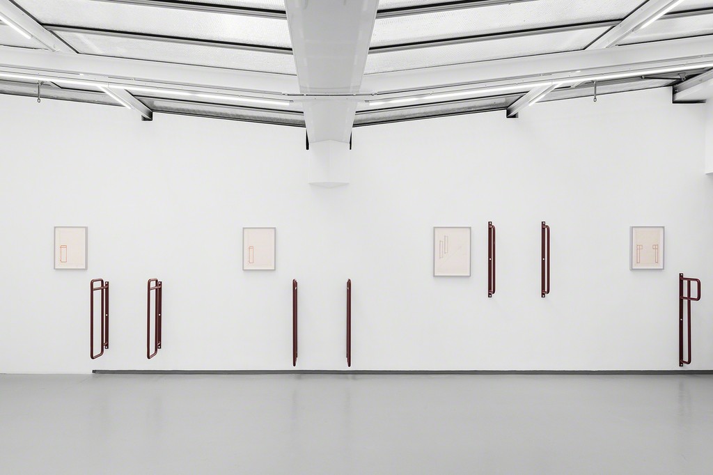 Exhibition view “n x 2 modules” Valentin,
Paris, France, 2017.
© Photo: Grégory Copitet / Courtesy of the artist and Valentin, Paris. Exhibition view “n x 2 modules” Valentin,
Paris, France, 2017.
© Photo: Grégory Copitet / Courtesy of the artist and Valentin, Paris.
