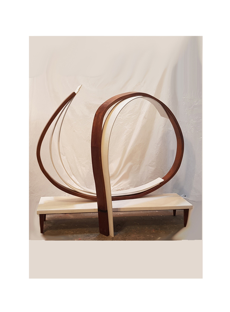 Natalia Abot Glenz, ‘Dibujo de madera’, 2019, Sculpture, Assembled wood and painted mdf - wooden base, Jorge Mara - La Ruche