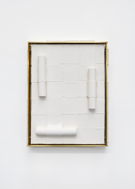 Claire Baily, ‘Settling, Slowly’, 2019, Sculpture, Jesmonite, pigment and brass, CASTOR