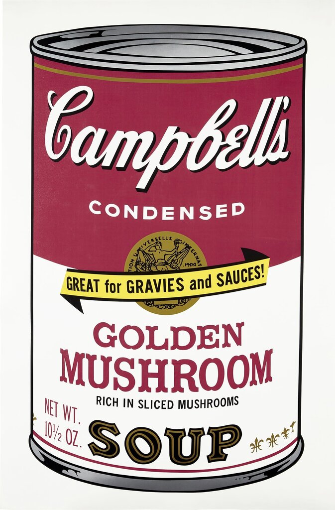 Andy Warhol - Golden Mushroom, from Campbell's Soup II (F. & S. 62)