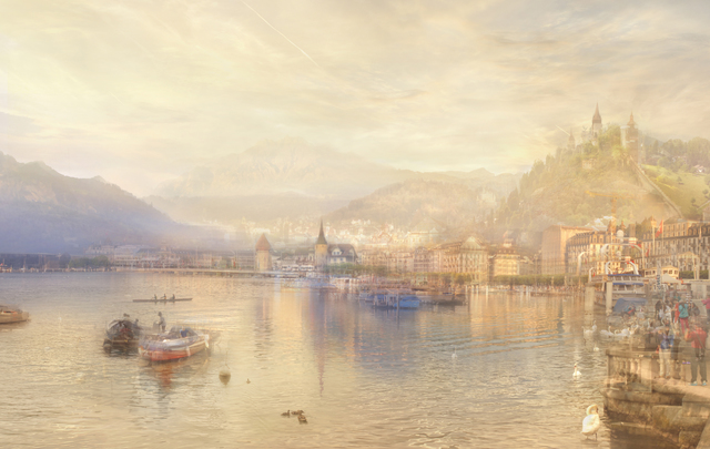 Hiroyuki Masuyama, ‘J.M.W. Turner Lucerne From The Lake’, 2014, Photography, LED Lightbox, GALERIE URS REICHLIN