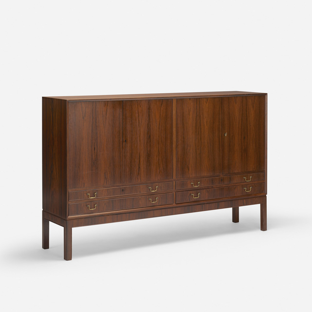 Ole Wanscher, ‘Cabinet’, c. 1945, Design/Decorative Art, Rosewood, brass, Rago/Wright