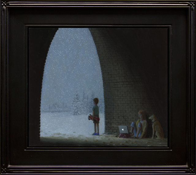Aron Wiesenfeld, ‘Hacker’, 2019, Painting, Oil on Panel, ARCADIA CONTEMPORARY