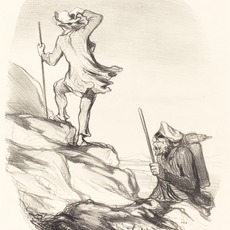 Honoré Daumier, ‘Aperçois-tu un lieu civilisé...’, 1849, National Gallery of Art, Washington, D.C.