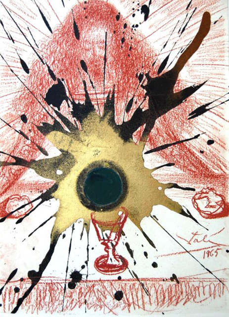 Salvador Dalí, ‘The Blood Of The New Covenant’, 7751, Print, Original colored lithograph on heavy rag paper, Baterbys