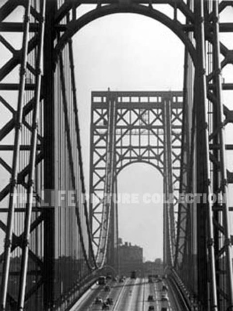 Andreas Feininger, ‘George Washington Bridge, New York’, 1950, Photography, Silver Gelatin Print, Contessa Gallery