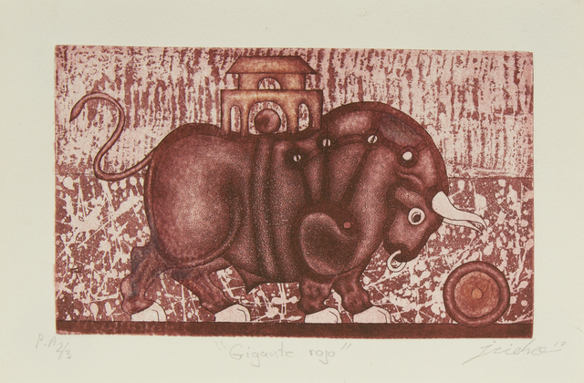 Isidro Fabián, ‘Gigante Rojo’, Bernardini Art Gallery & Auction House