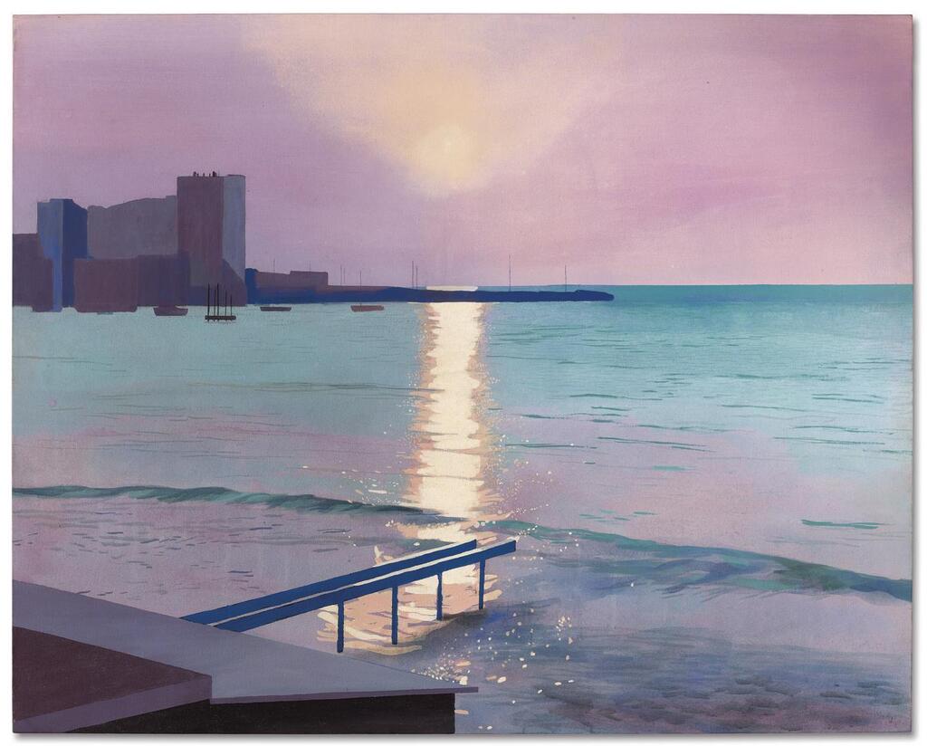 David Hockney - Early Morning, Sainte-Maxime