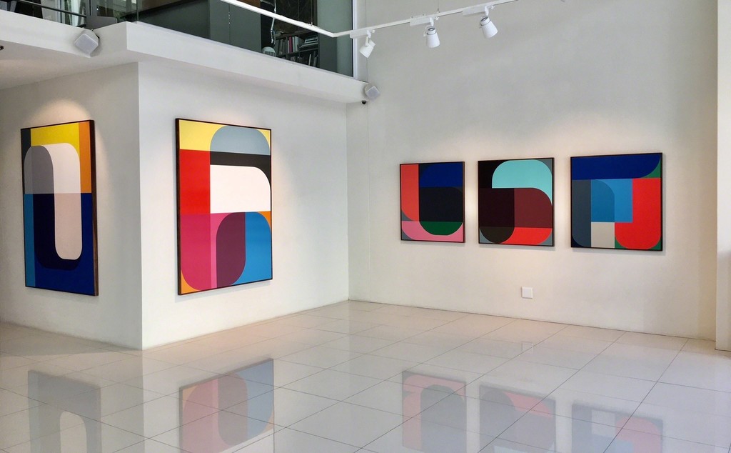 Hugh Byrne: Point and Line installation Hugh Byrne: Point and Line installation