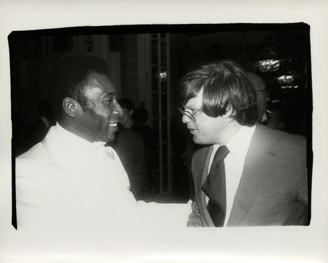 Andy Warhol, ‘Andy Warhol, Photograph of Pelé and Richard Weisman, 1977’, 1977, Hedges Projects