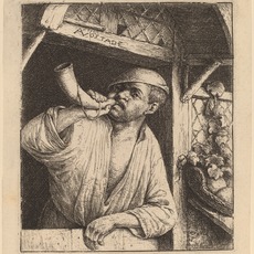 Adriaen van Ostade, ‘Baker Sounding His Horn’, probably 1664, National Gallery of Art, Washington, D.C.