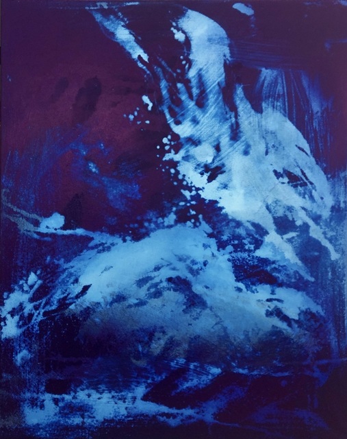 Jacques Gassmann, ‘Untitled (from the Blue Cycle) 7’, 2019, Painting, Ink on canvas, ARTBASE