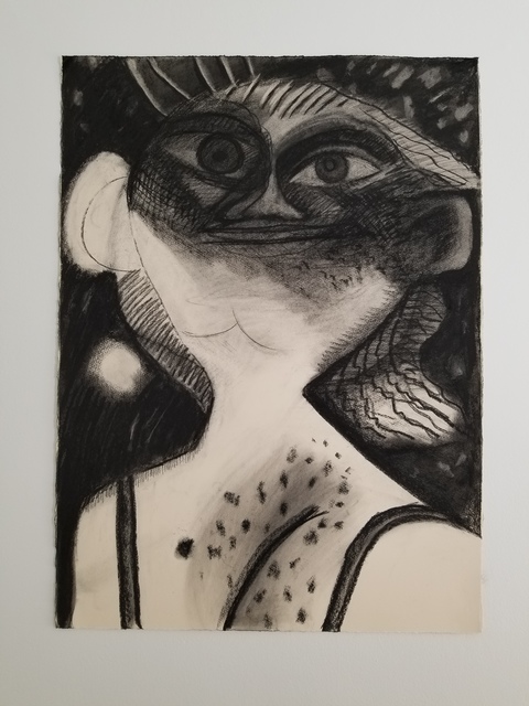 Dana Schutz, ‘Night’, 2019, Charcoal on paper, MOCA Cleveland Benefit Auction