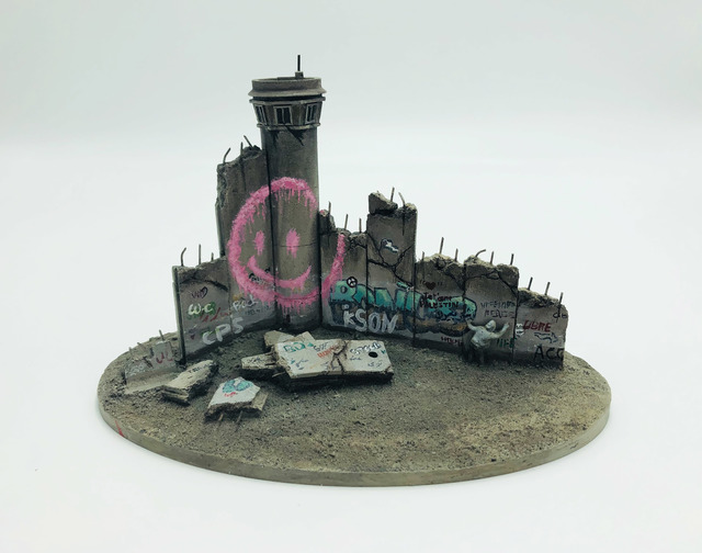 Banksy, ‘Walled Off Hotel - Wall Sculpture (Smile)’, 2018, Ephemera or Merchandise, Miniature concrete souvenir sculpture, hand painted by local artists, Lougher Contemporary