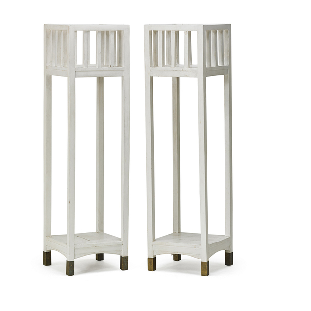 Style of Josef Hoffmann, ‘Pair Of Planters’, ca. 1910, Rago/Wright