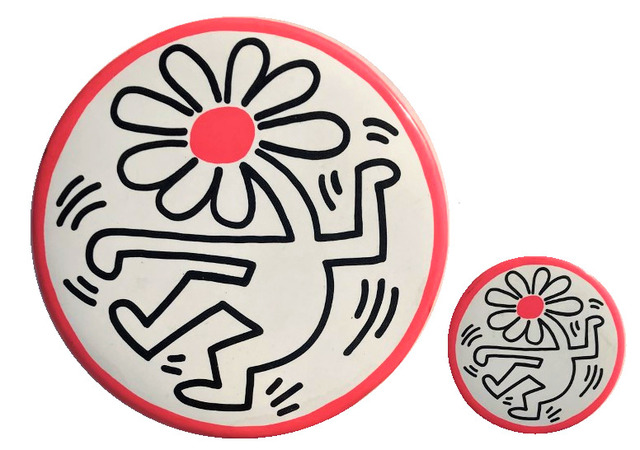 keith haring dancing flower