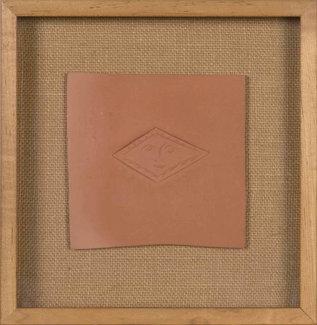 Pablo Picasso, ‘Petit Carré Au Soleil (A.R. 631)’, 1971, Design/Decorative Art, Red ceramic tile, Doyle