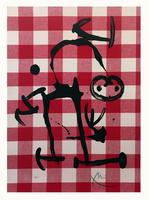 Joan Miró, ‘The Illiterate with Red Squares’, 1969, Elliott Gallery
