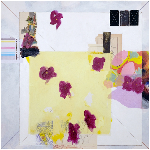 Edward Holland, ‘The Twins Version 15’, 2020, Painting, Acrylic, colored pencil and graphite on canvas with collage, Adah Rose Gallery